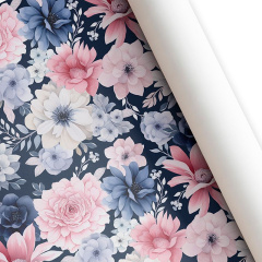 Бумага подарочная "Цветы" / листы
